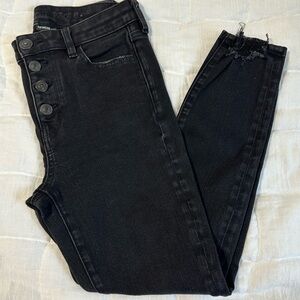 American Eagle Outfitters Women's High Rise Black Jeggings